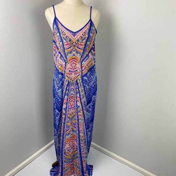 Mambo Dresses & Skirts - Mambo Size 10 Women's Maxi Summer Dress Colourful Lightweight
